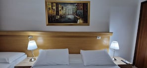1 bedroom, down comforters, individually decorated