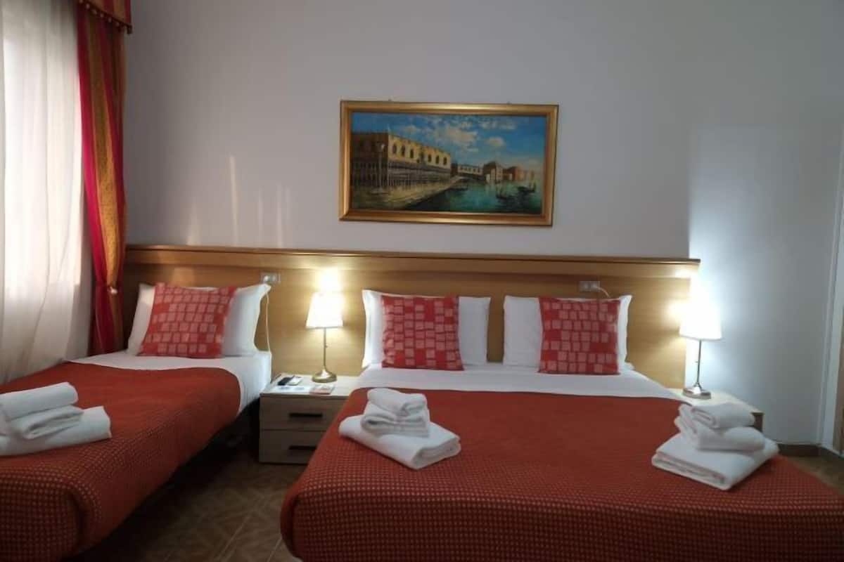 Down comforters, individually decorated, individually furnished, desk