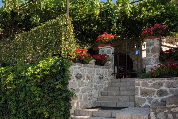 Property grounds - 120 year old stone villa with overlooking Lake Skadar,15minutes from the capital (Podgorica)