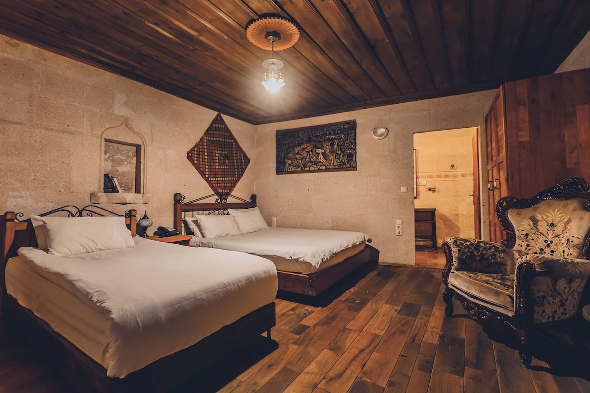 Family Triple Room, Private Bathroom, Courtyard View