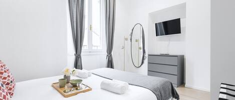 1 غرفة نوم ومكواة/لوح كي وواي فاي وملاءات أسرّة