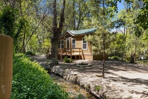 Terrace/patio - Secluded Cabin at Kern River Sequoia Campground (Cabin 19) (Kernville)