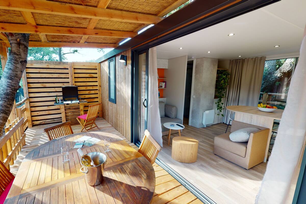 Deluxe chalet | Terras