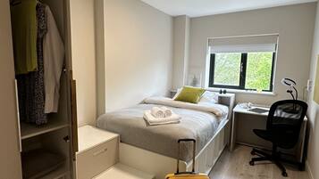 Desk, laptop workspace, iron/ironing board, free WiFi