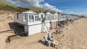 Beach nearby, sun-loungers