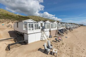 Beach nearby, sun-loungers