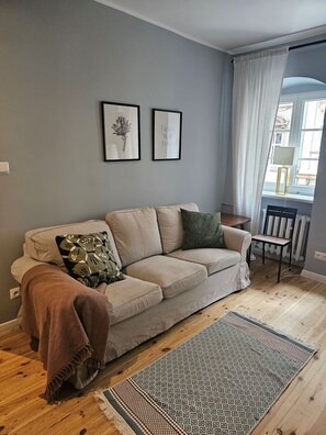 Deluxe-Apartment, 2 Schlafzimmer | Wohnzimmer
