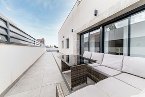 Terrace/patio - Villa Armonia - Heated Pool - Countryside Charm - by OYOOSTAYS (Daya Nueva)