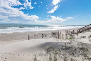 On the beach