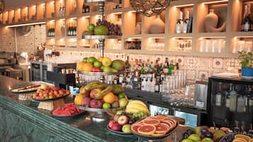 Daily buffet breakfast (EUR 18 per person)