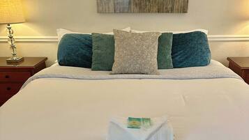 2 bedrooms, iron/ironing board, travel crib, WiFi