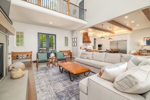 TV, table football, stereo, offices - Dock Holiday | Magnificent Main Lake Views | Hot Tub! (Littleton)