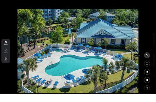 One round of FREE golf for 4 people per day.  There are 2 courses available.