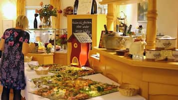 Daily buffet breakfast (EUR 15 per person)