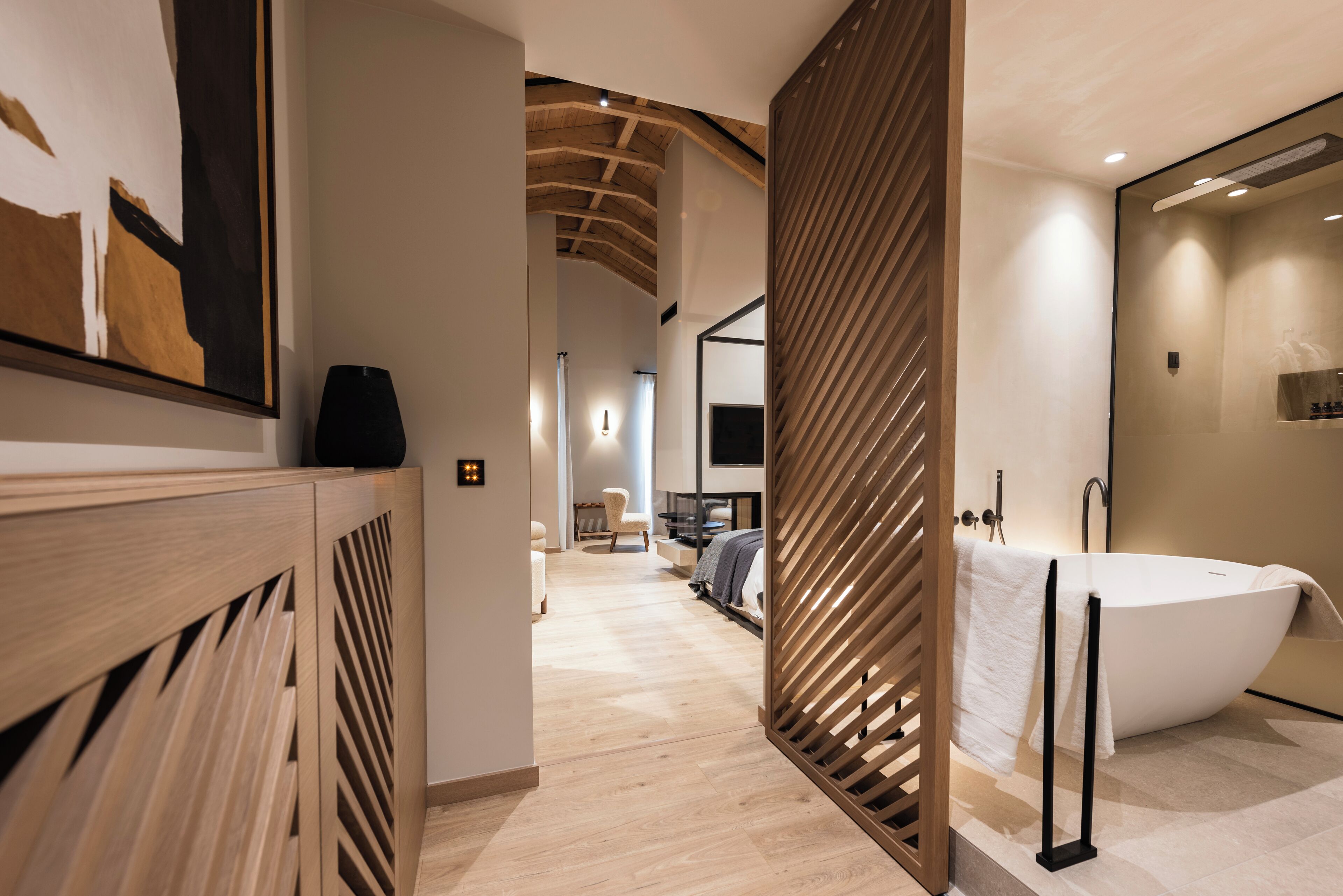 Revi Suite with Mountain View | Badeværelse | Gratis toiletartikler, hårtørrer, hjemmesko, håndklæder