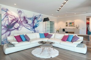 TV, fireplace, ping pong - Villa Pedena in Sveta Katarina  - Haus für 8-10 Personen (Sveta Katarina)