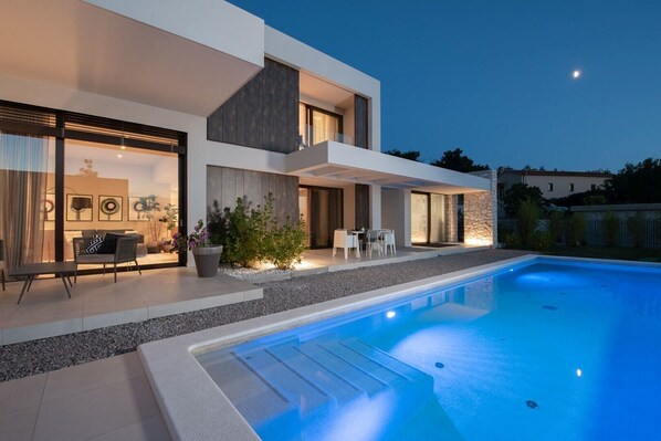 Una piscina climatizada
