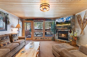 تلفزيون ذكي، مدفأة، مشغل دي في دي، مكتبة فيديو