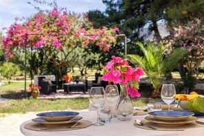 Outdoor dining - Casa Jo - Castellammare del Golfo a 3 Km Dalla Spiaggia con Piscina (Sicilia)