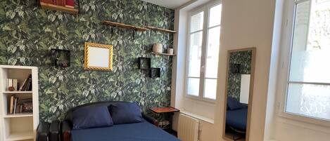 1 makuuhuone, vuodevaatteet