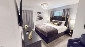 5 bedrooms, iron/ironing board, WiFi, bed sheets