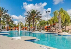 Una piscina climatizada