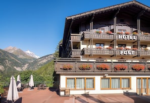 Majoituspaikan julkisivu