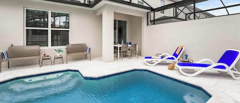 屋外プール、温水プール