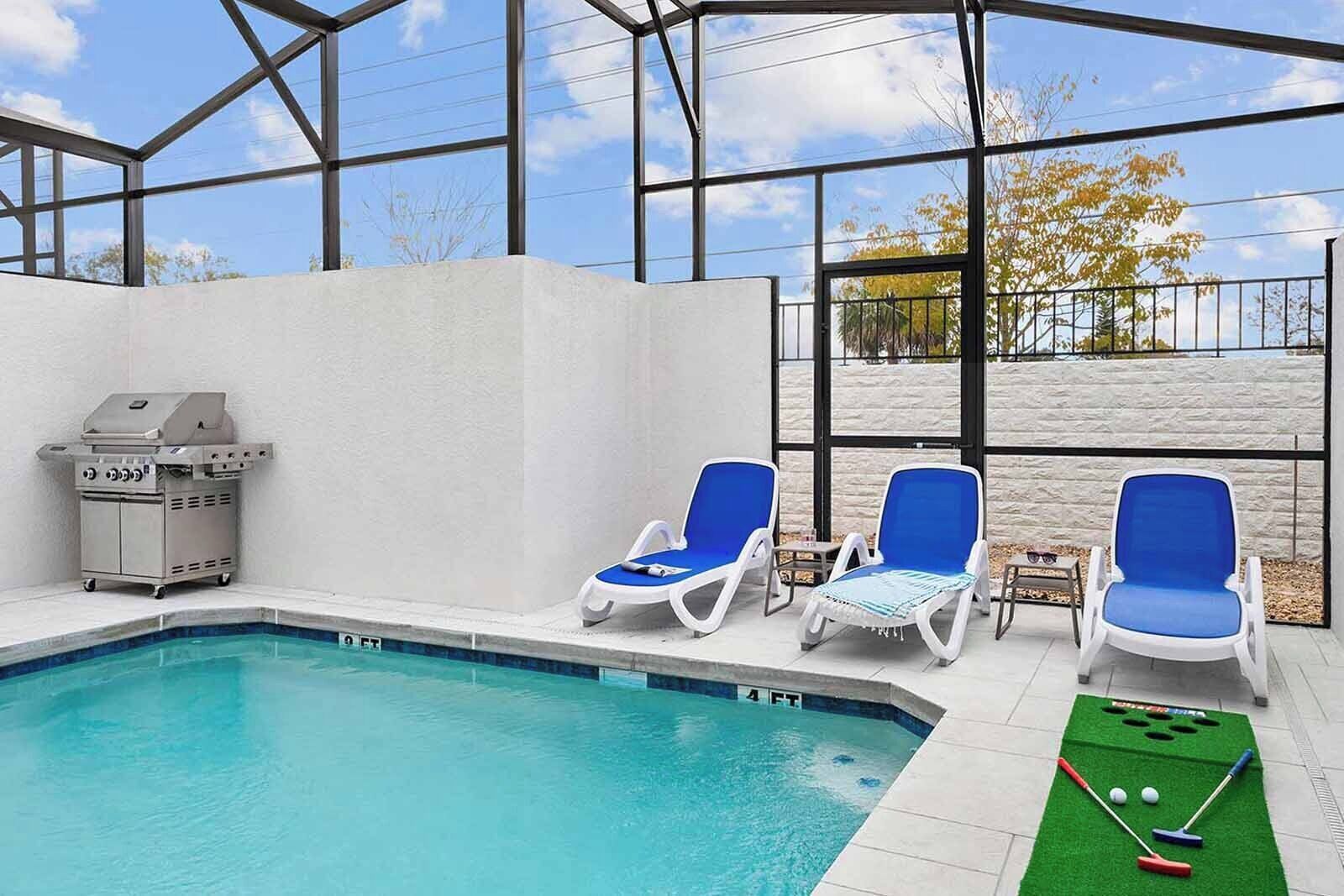 Calvin's Court | Cozy Villa w/ Top Amenities, PVT Pool & Dragon BR - Near Disney