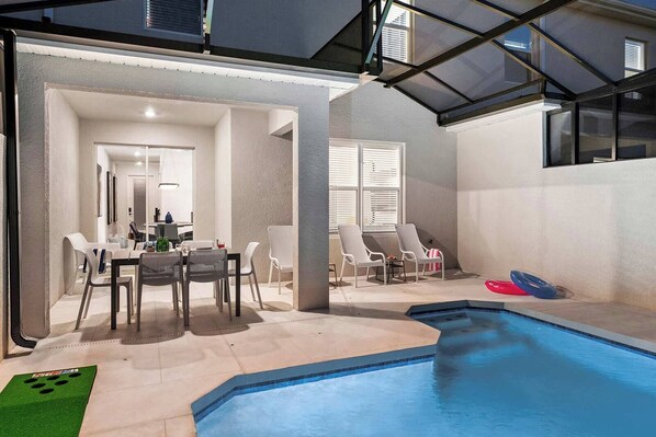 Außenpool, beheizter Pool