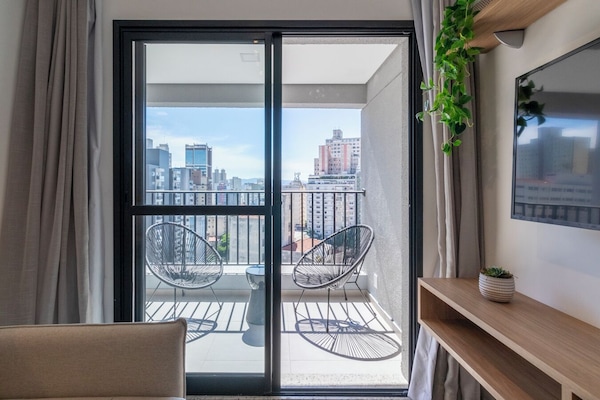 Apartamento standard, 1 quarto (PH 1210 1dorm 39VCG.2C - 489609) | Sacada