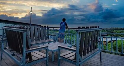 The Reef Diving Resort海景雙人房a