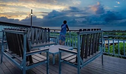 The Reef Diving Resort海景雙人房a