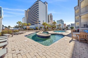 Indoor pool, outdoor pool
