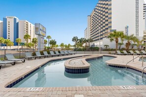 Indoor pool, outdoor pool