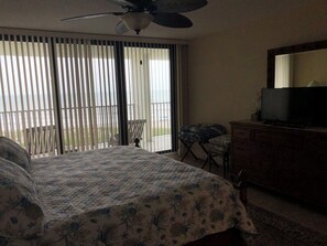 2 bedrooms, iron/ironing board, free WiFi, bed sheets - 7400 Ridgewood Ave., CW506, an Oceanfront, furnished condo in Cape Canaveral FL (Cape Canaveral)