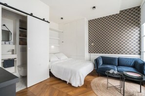 1 Schlafzimmer, Bügeleisen/Bügelbrett, kostenloses WLAN, Bettwäsche