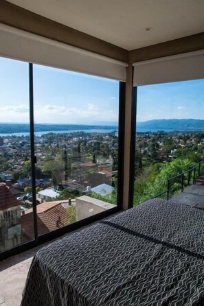 Egyptian cotton sheets, premium bedding, down duvets, memory-foam beds - Altos Apart Carlos Paz (Villa Carlos Paz)