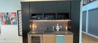 Stunning lake front new construction home in the heart of drowning creek.