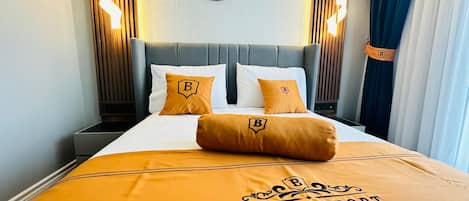 Deluxe Double Room, City View | Minibar, desk, laptop workspace, soundproofing