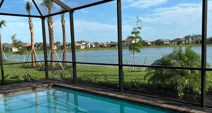 Brand New! 4 Bedroom home with a Heated pool in Gated Community