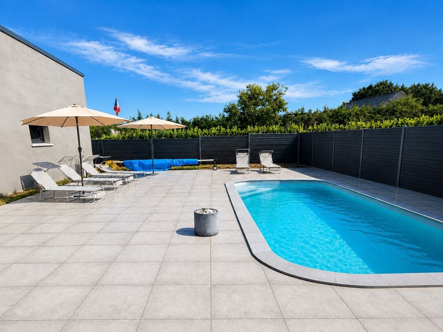 Beheizter Pool