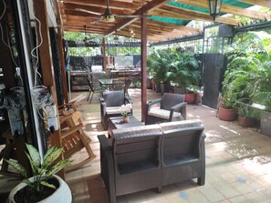 Outdoor dining - Hermosa Casa Completa Tipo Hotel Boutique - Cartagena - Castillogrande (Cartagena de Indias)