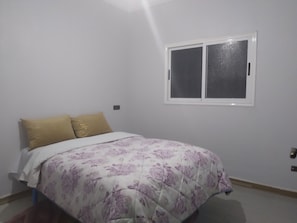 2 bedrooms, bed sheets
