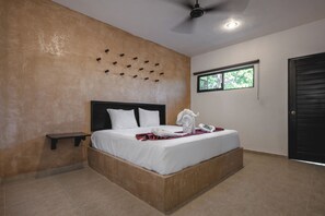 Junior Suite, Courtyard View | Premium bedding, in-room safe, free WiFi - Hotel Kuxtal (Valladolid)