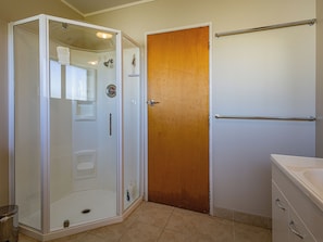 Shower, hair dryer