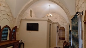 Family Triple Room, Garden View | In-room safe, individually decorated, desk, soundproofing