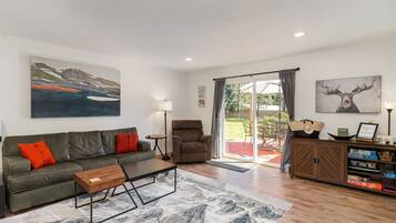 Televisie en een open haard