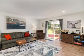 Televisión, chimenea