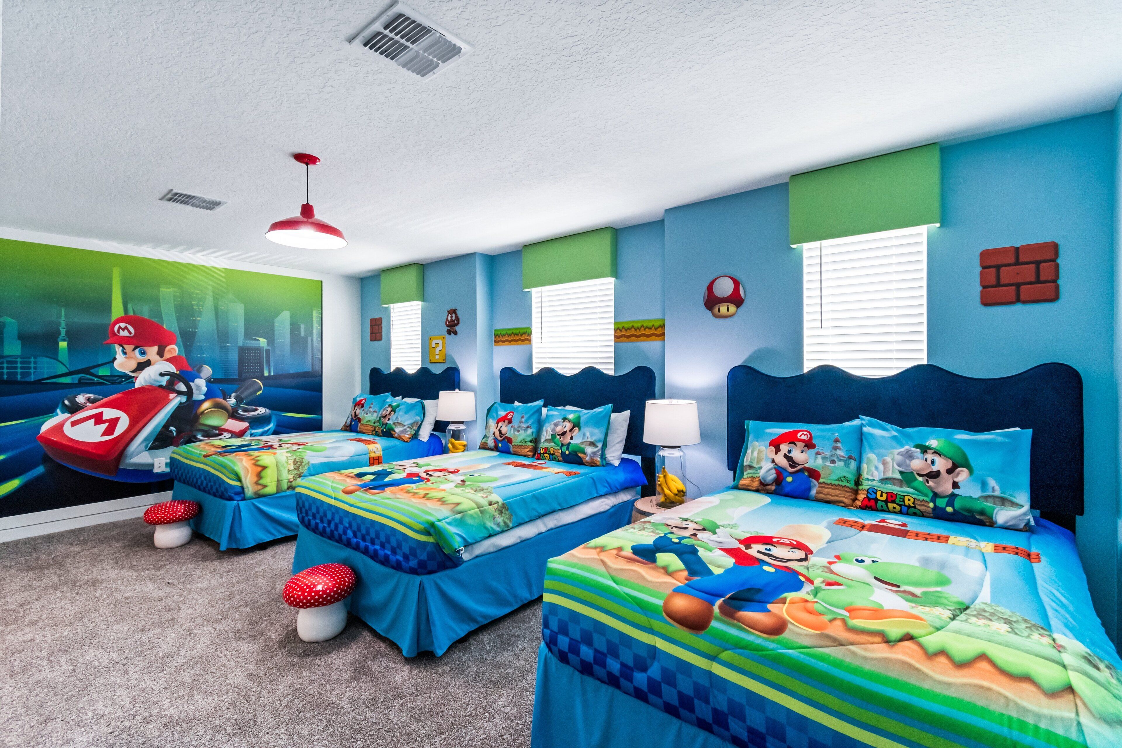 9 عدّة غرف نوم وبديكورات فريدة لكل غرفة وطراز فريد لكل وحدة